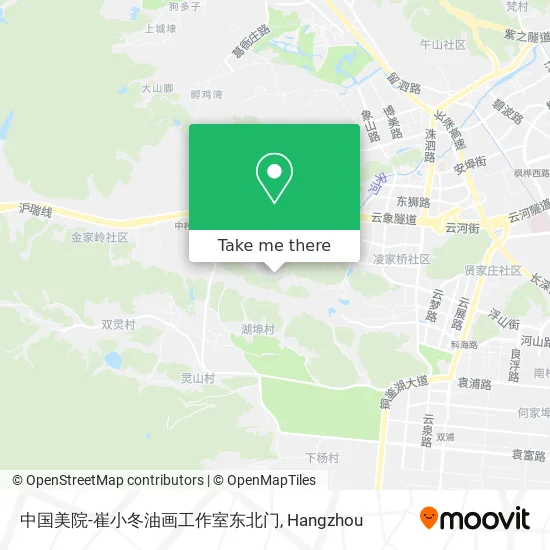 中国美院-崔小冬油画工作室东北门 map