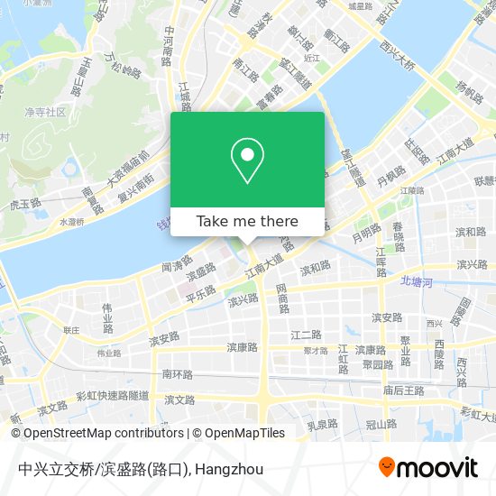 中兴立交桥/滨盛路(路口) map