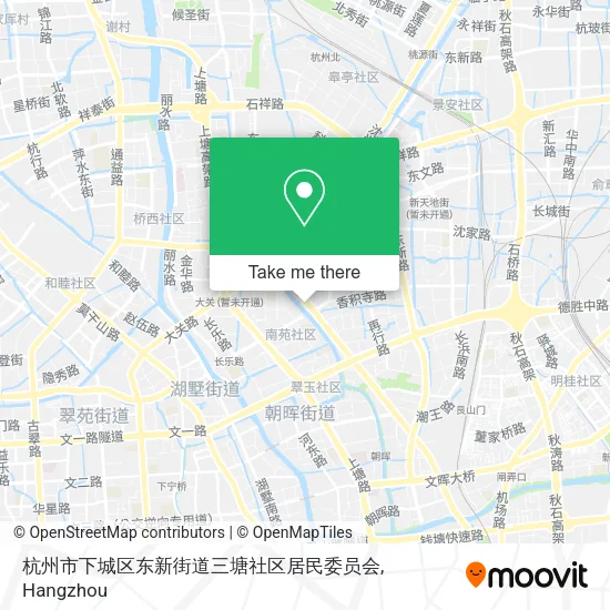 杭州市下城区东新街道三塘社区居民委员会 map