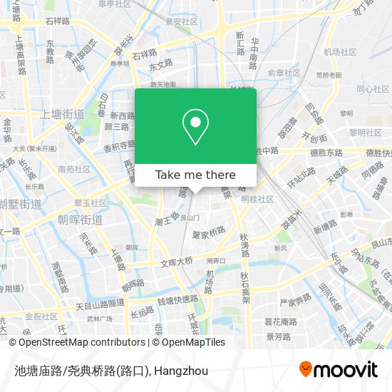 池塘庙路/尧典桥路(路口) map
