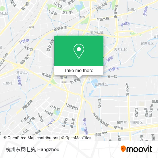 杭州东庚电脑 map