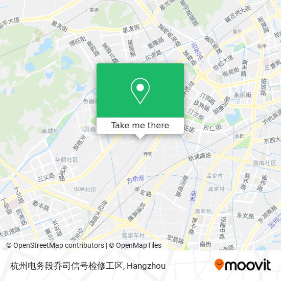 杭州电务段乔司信号检修工区 map