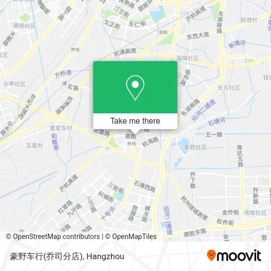 豪野车行(乔司分店) map