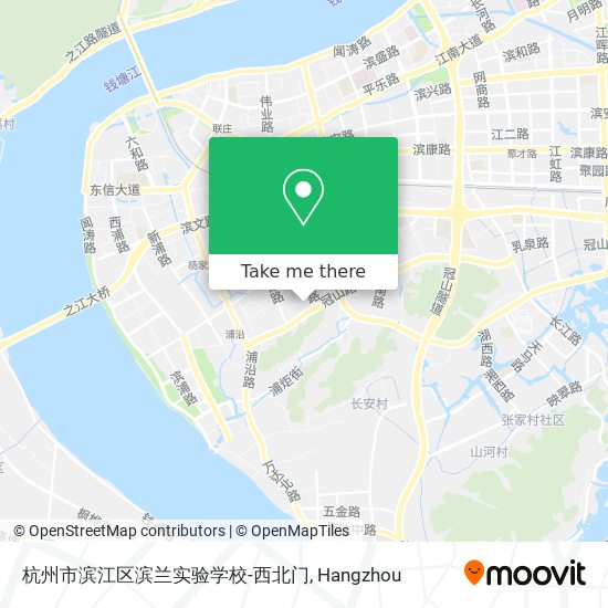 杭州市滨江区滨兰实验学校-西北门 map