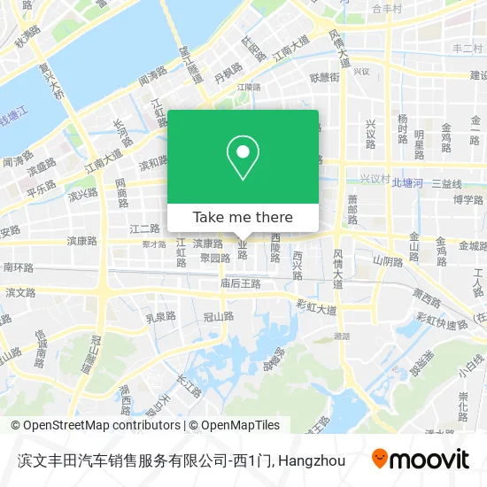 滨文丰田汽车销售服务有限公司-西1门 map
