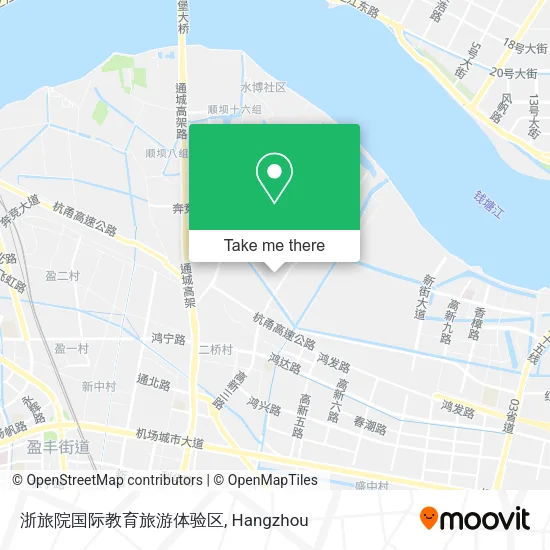 浙旅院国际教育旅游体验区 map