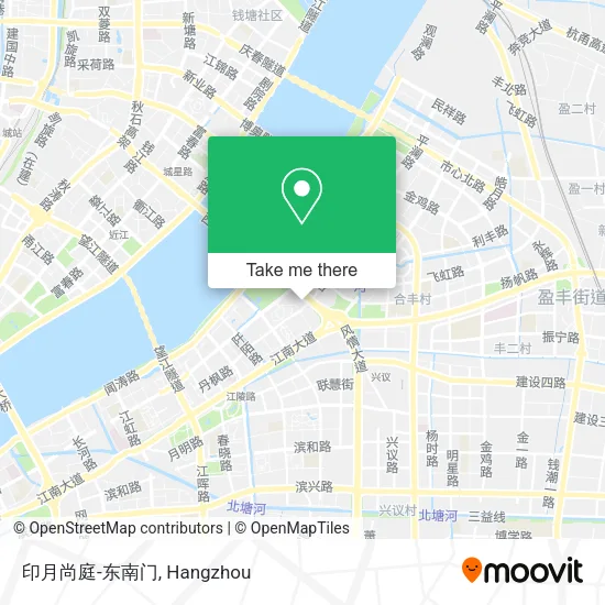 印月尚庭-东南门 map