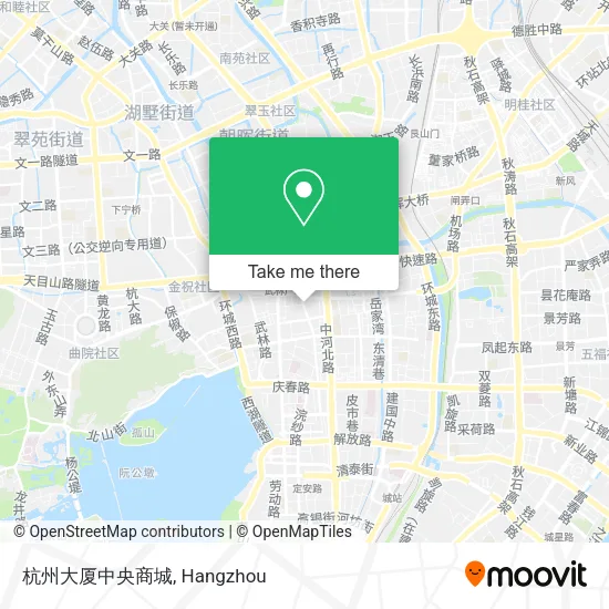 杭州大厦中央商城 map