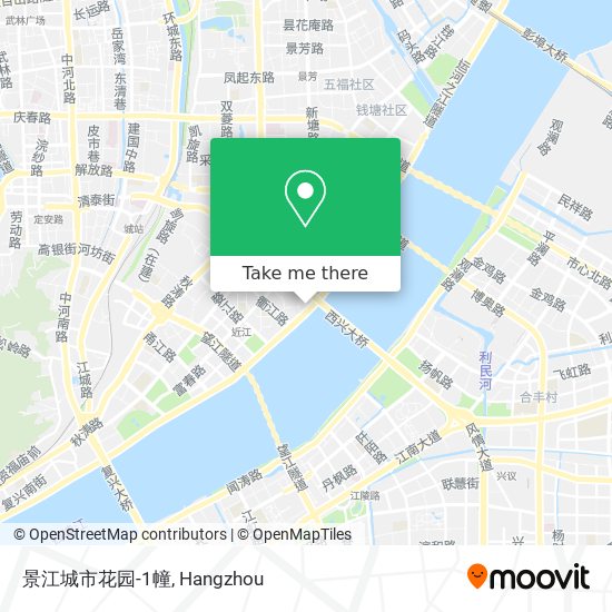 景江城市花园-1幢 map