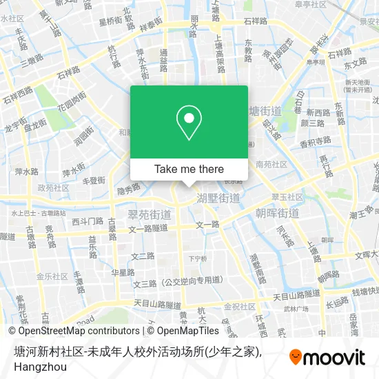 塘河新村社区-未成年人校外活动场所(少年之家) map