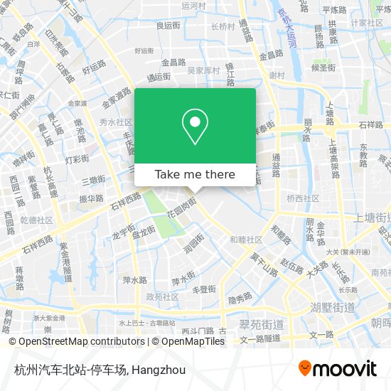 杭州汽车北站-停车场 map