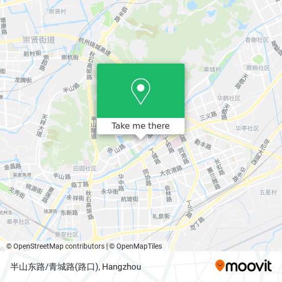 半山东路/青城路(路口) map