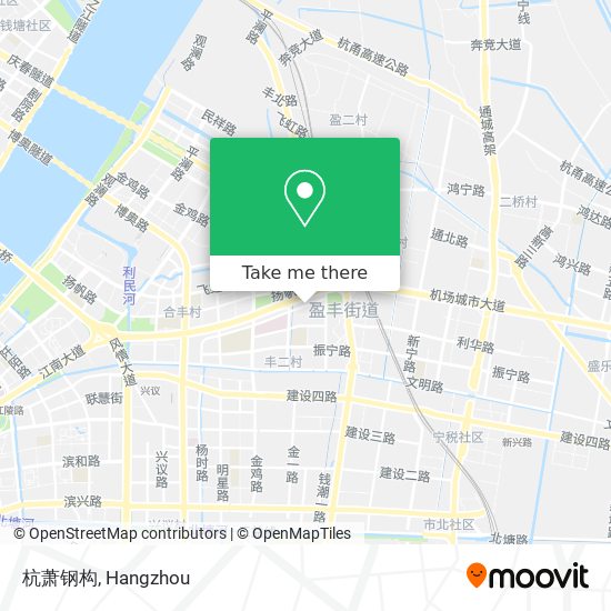 杭萧钢构 map