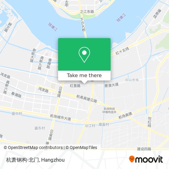 杭萧钢构-北门 map