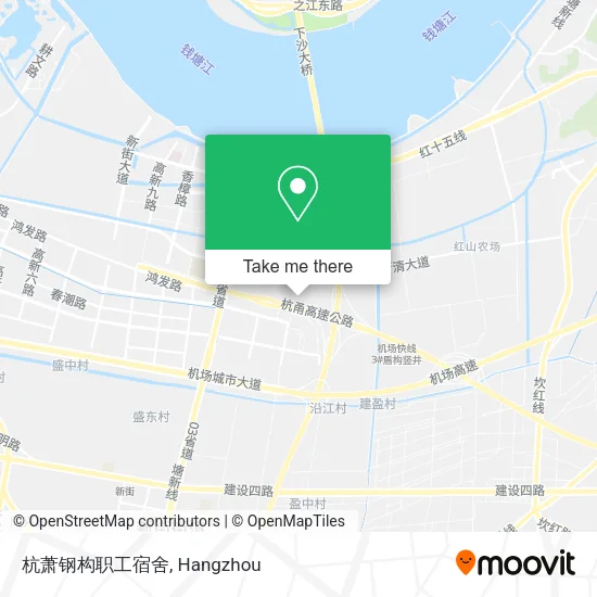 杭萧钢构职工宿舍 map