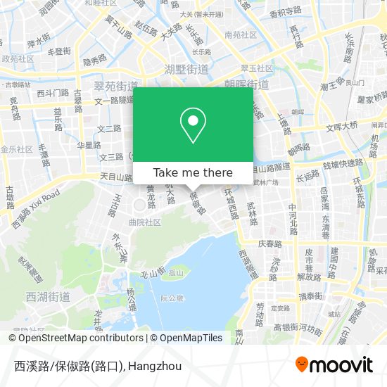 西溪路/保俶路(路口) map