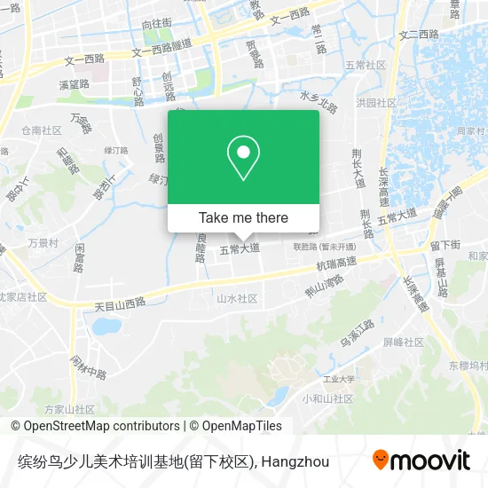 缤纷鸟少儿美术培训基地(留下校区) map