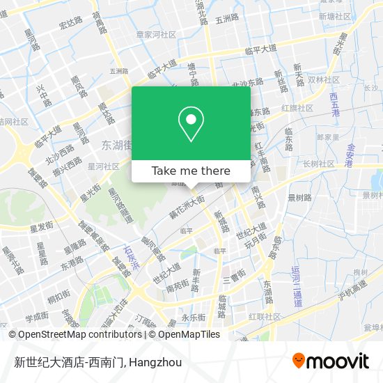 新世纪大酒店-西南门 map