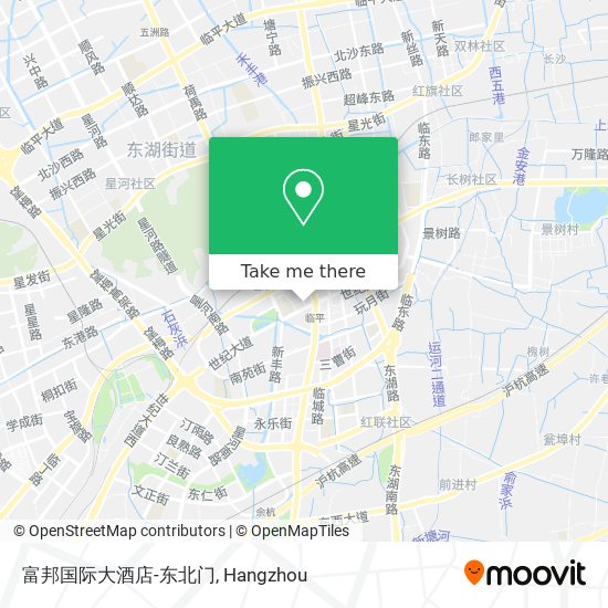 富邦国际大酒店-东北门 map