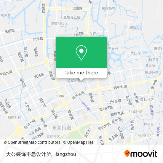 天公装饰不急设计所 map