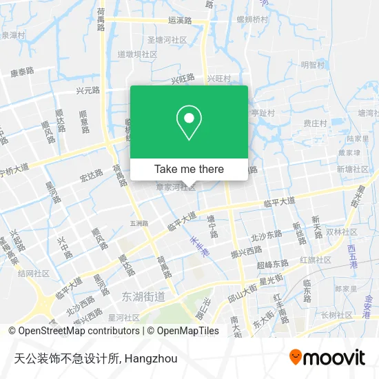 天公装饰不急设计所 map