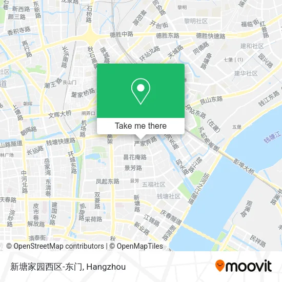 新塘家园西区-东门 map