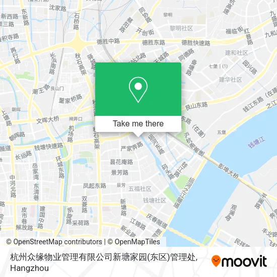 杭州众缘物业管理有限公司新塘家园(东区)管理处 map