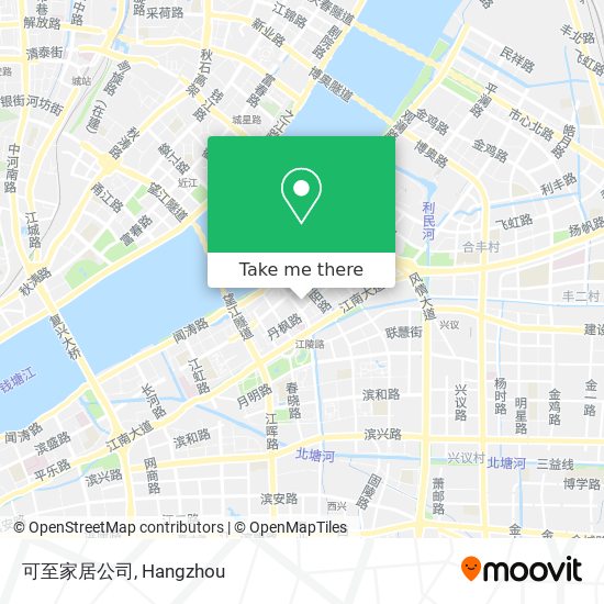 可至家居公司 map