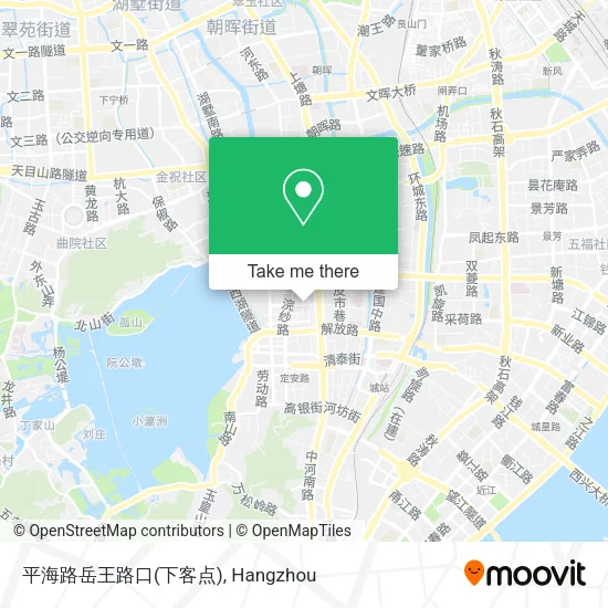 平海路岳王路口(下客点) map