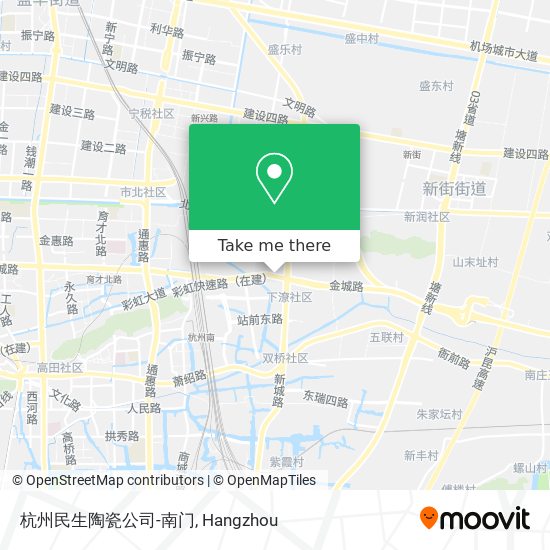 杭州民生陶瓷公司-南门 map