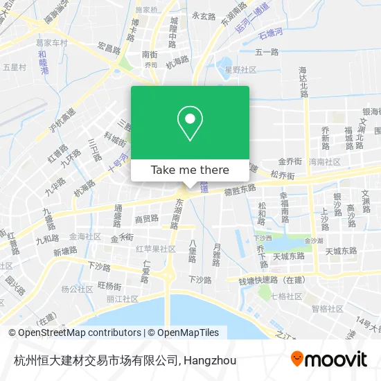 杭州恒大建材交易市场有限公司 map