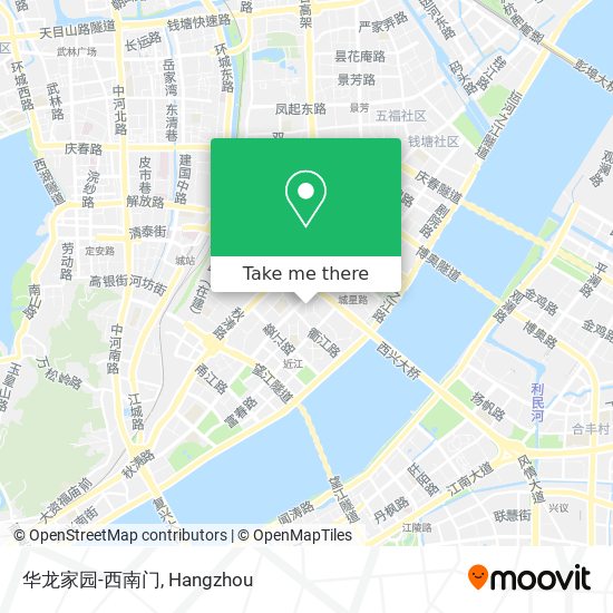 华龙家园-西南门 map