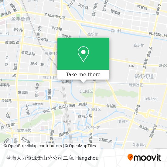 蓝海人力资源萧山分公司二店 map