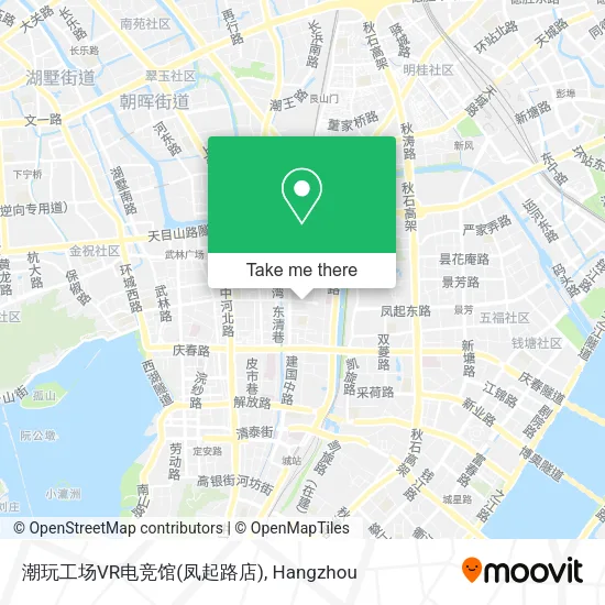 潮玩工场VR电竞馆(凤起路店) map