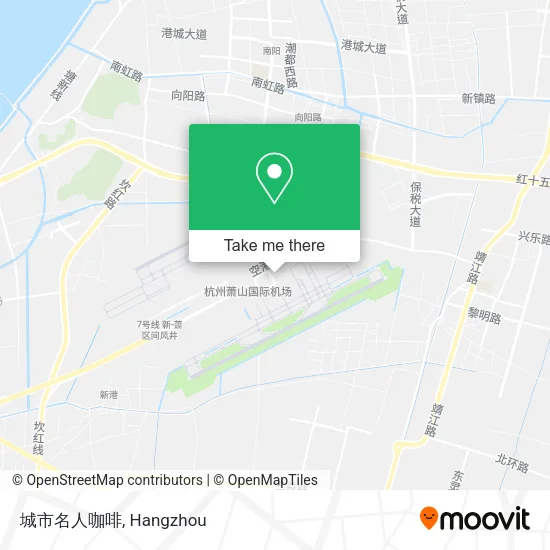 城市名人咖啡 map