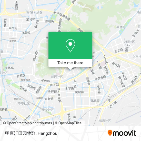 明康汇田园牧歌 map