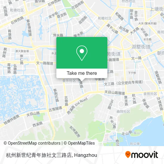 杭州新世纪青年旅社文三路店 map