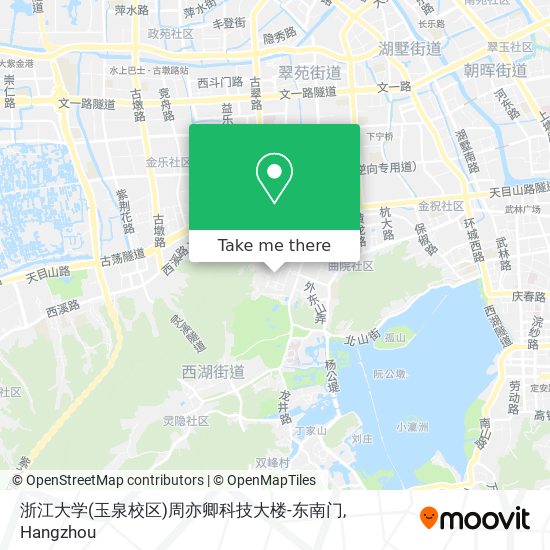 浙江大学(玉泉校区)周亦卿科技大楼-东南门 map