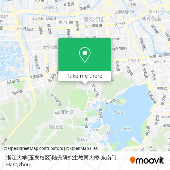 浙江大学(玉泉校区)陆氏研究生教育大楼-东南门 map