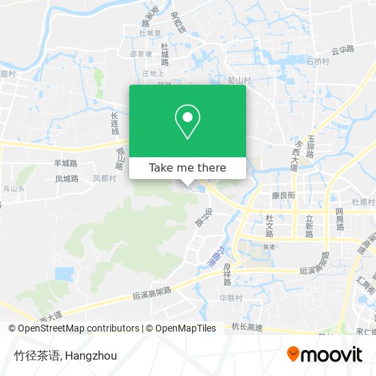 竹径茶语 map