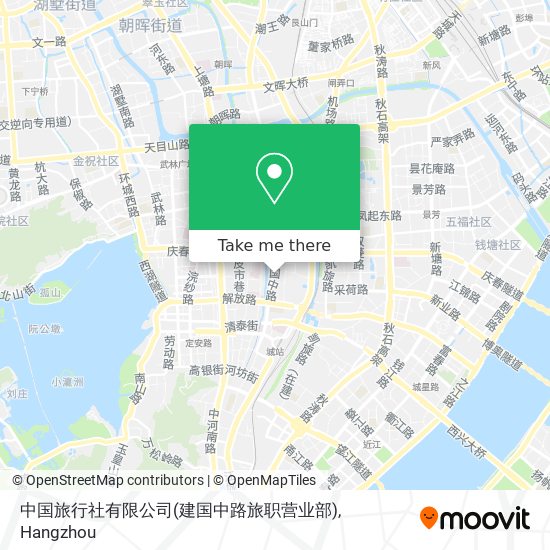 中国旅行社有限公司(建国中路旅职营业部) map