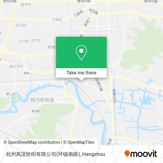 杭州凤谊纺织有限公司(环镇南路) map