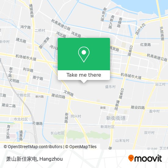 萧山新佳家电 map