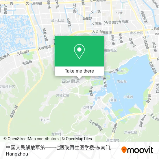 中国人民解放军第一一七医院再生医学楼-东南门 map