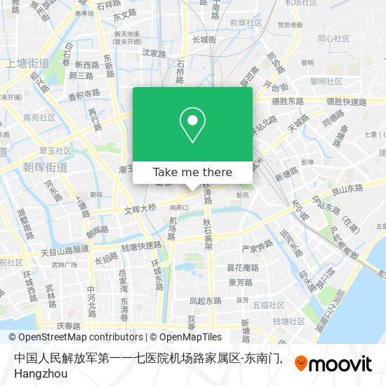 中国人民解放军第一一七医院机场路家属区-东南门 map