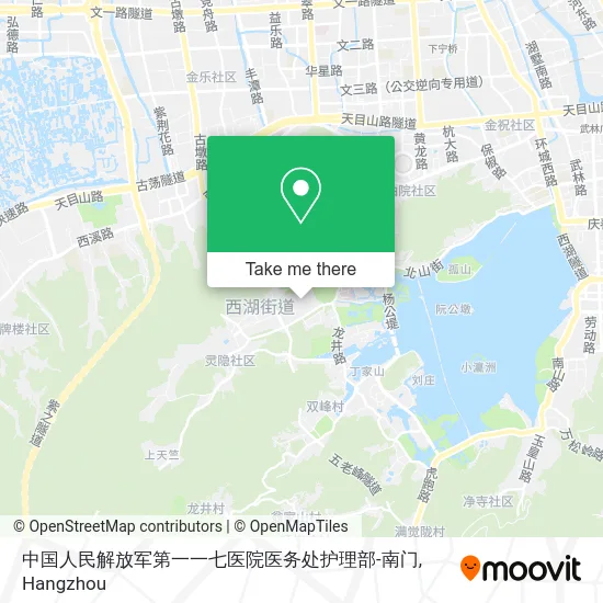 中国人民解放军第一一七医院医务处护理部-南门 map