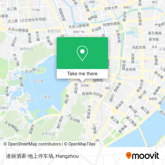 港丽酒家-地上停车场 map