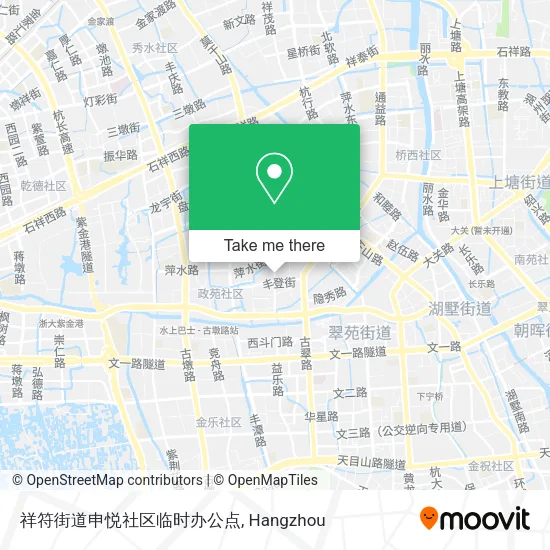 祥符街道申悦社区临时办公点 map