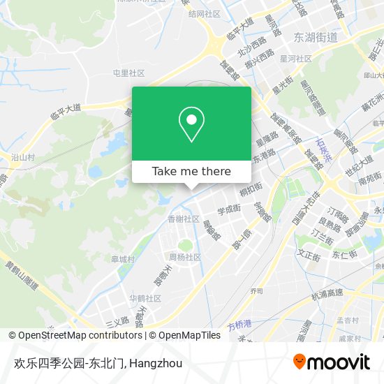 欢乐四季公园-东北门 map