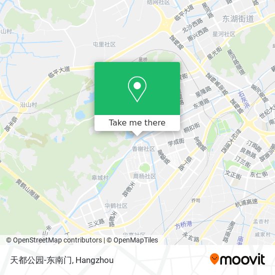 天都公园-东南门 map